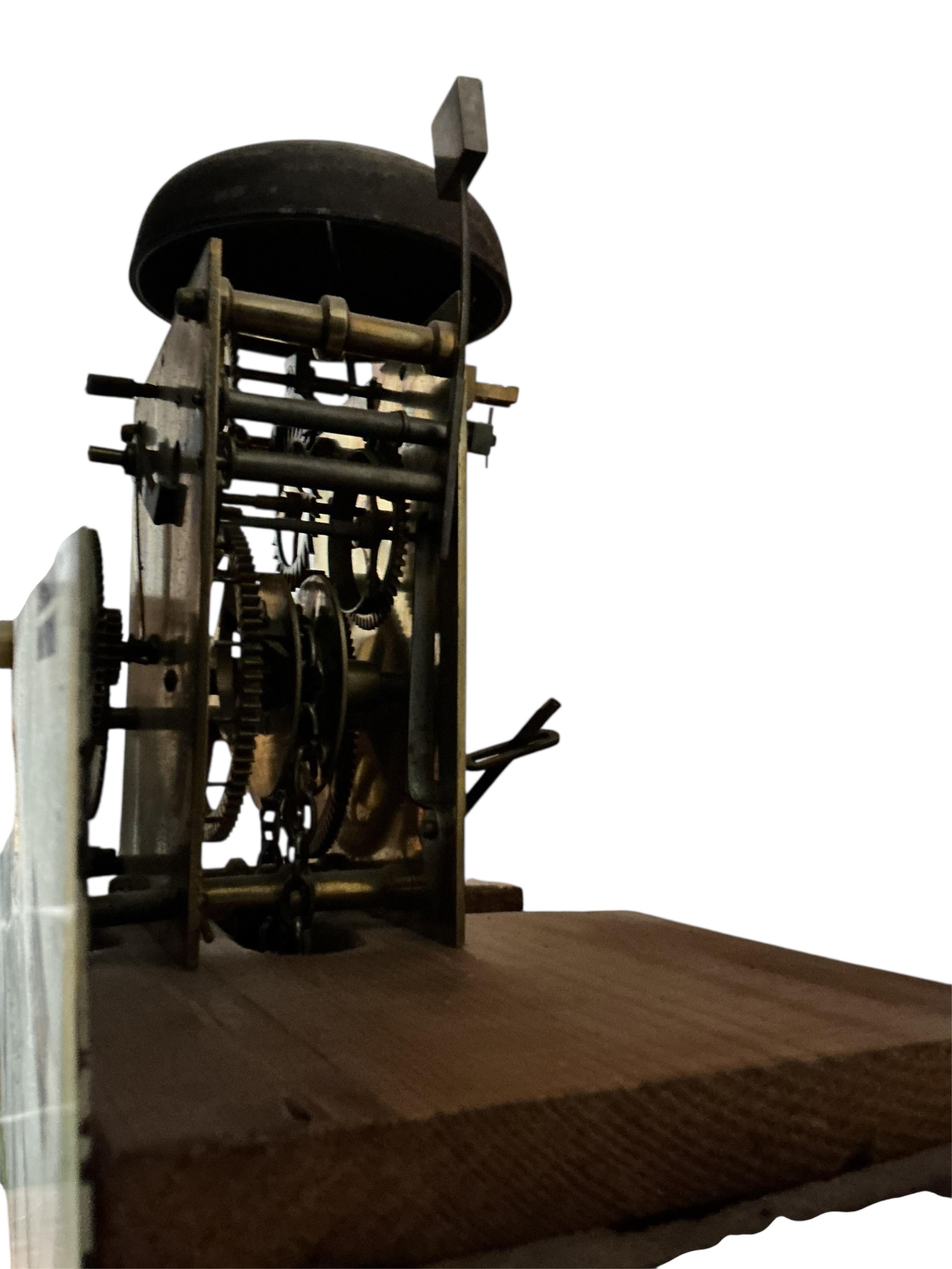 An early 19th century oak and mahogany thirty hour longcase clock, dial signed John Jones, Aberystwyth, height 210cm